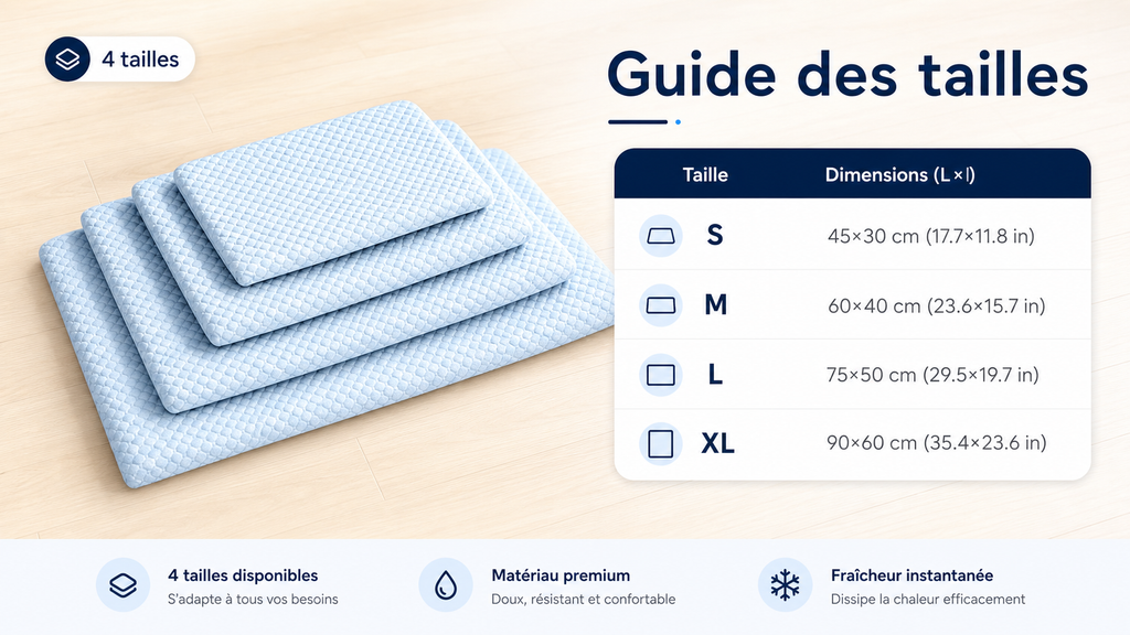 Tapis Rafraîchissant pour Chien
